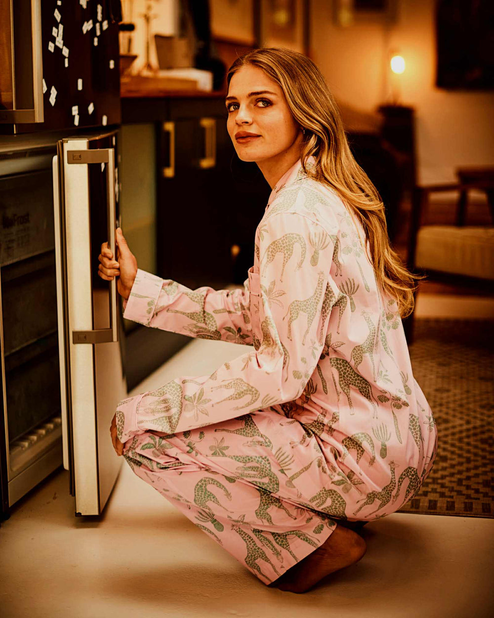 Womens Giraffe Pyjamas