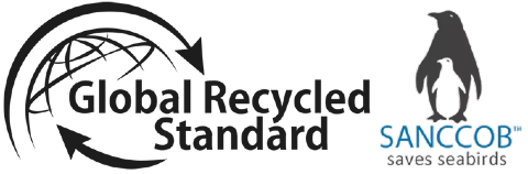 GRS - Global recycled standard certified - sanccob