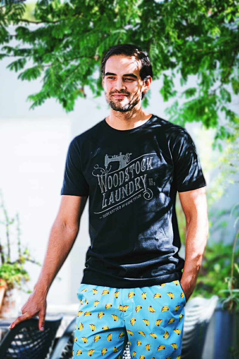 Ljusblåa lounge och sommar shorts för herr