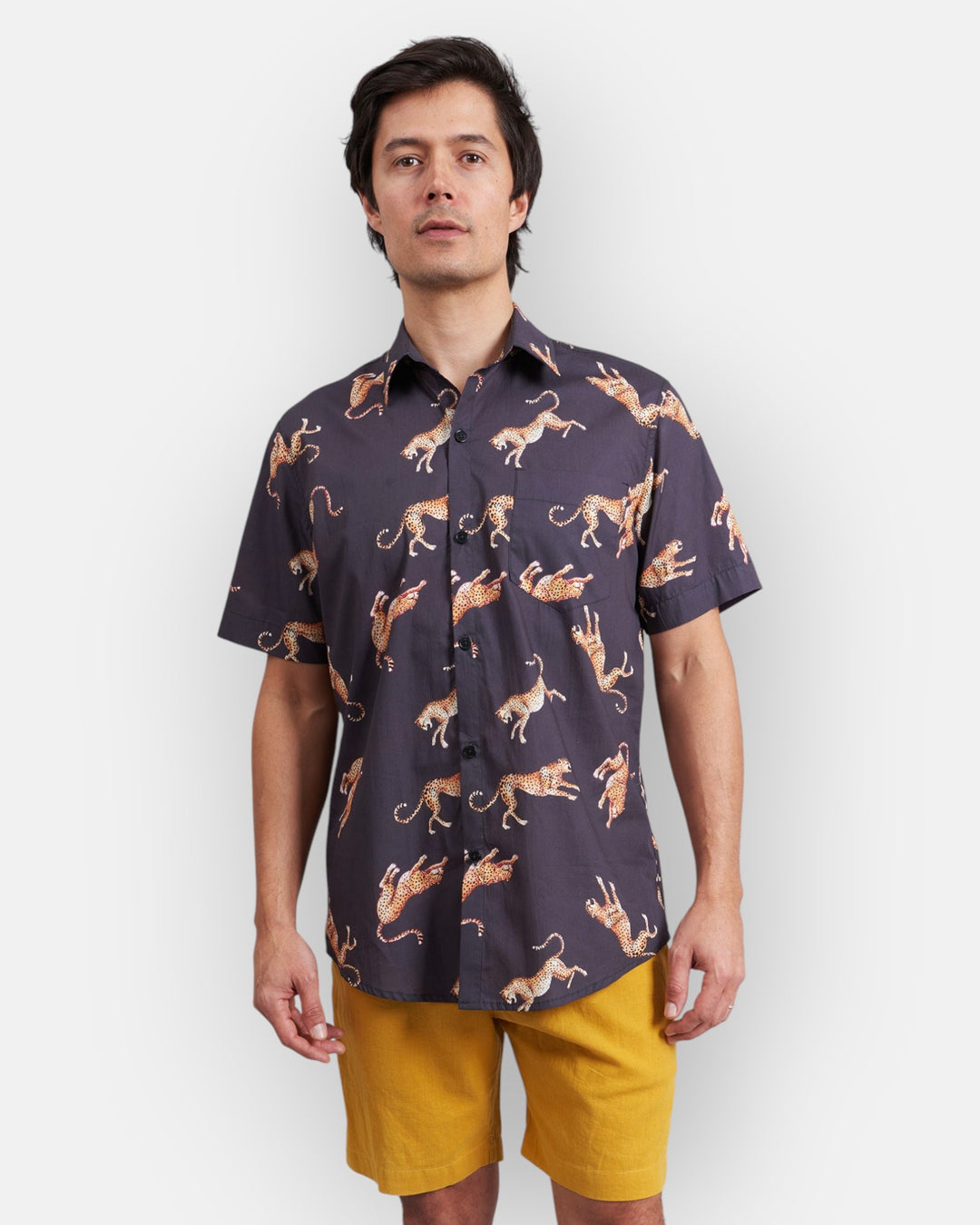 Mens black summer shirt
