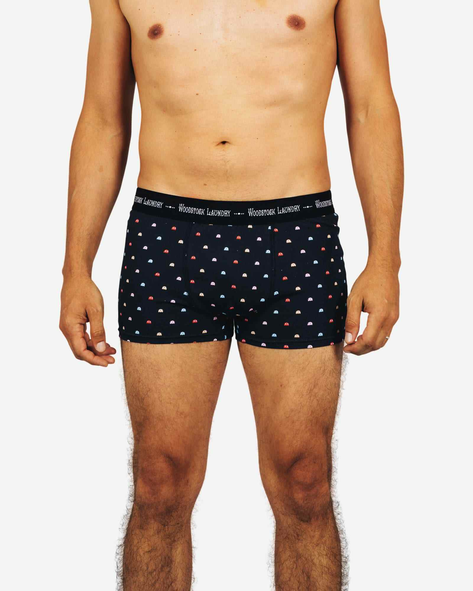 Mens boxer briefs - P-Ghost / Pac Man