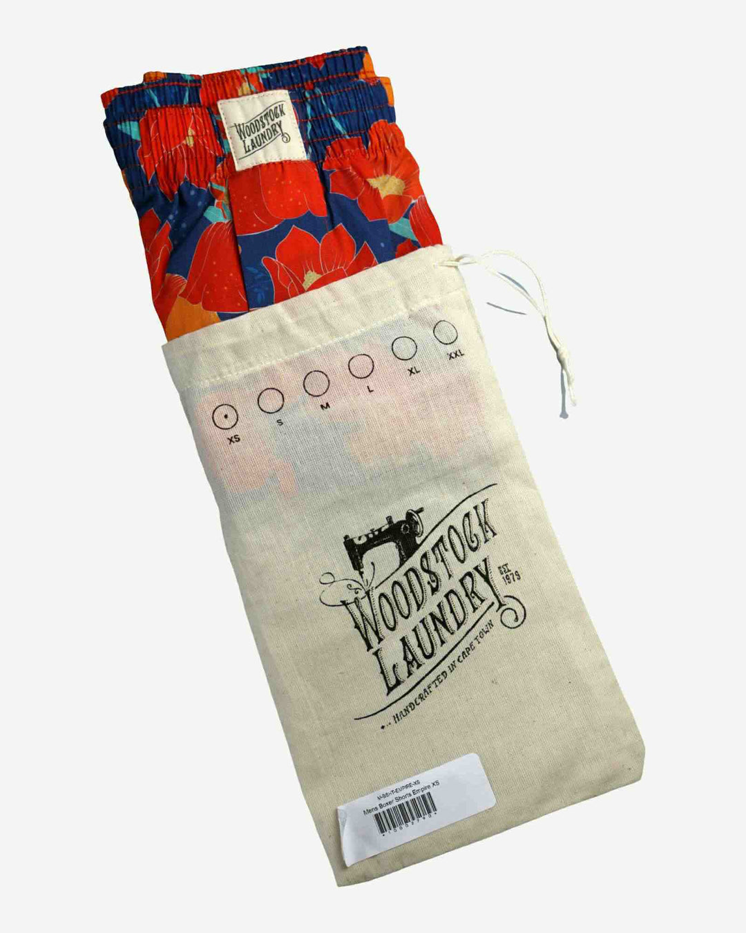 Mens boxer shorts - Blue orange Empire