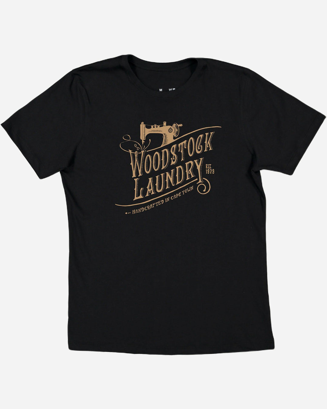 Mens black t-shirt with logo