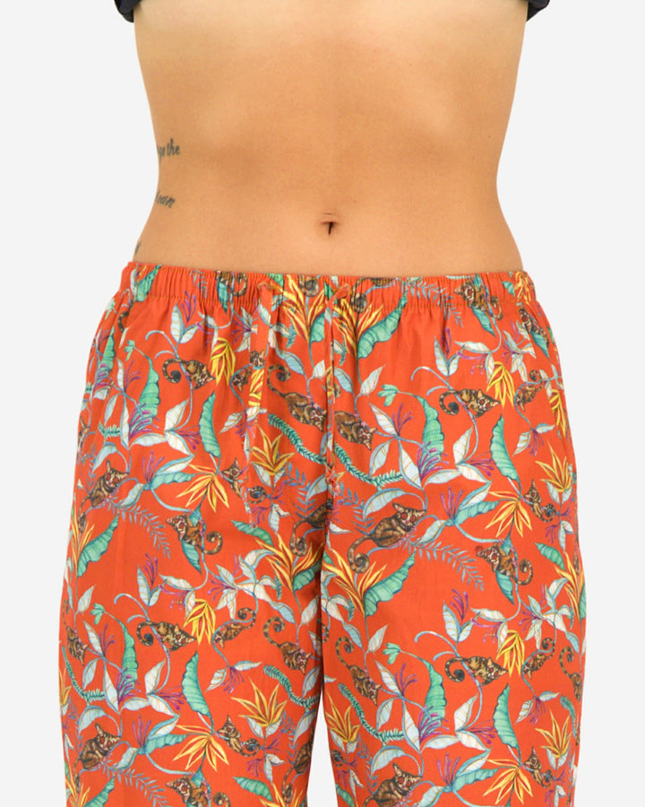 Womens lounge pants - Nag Apies Orange