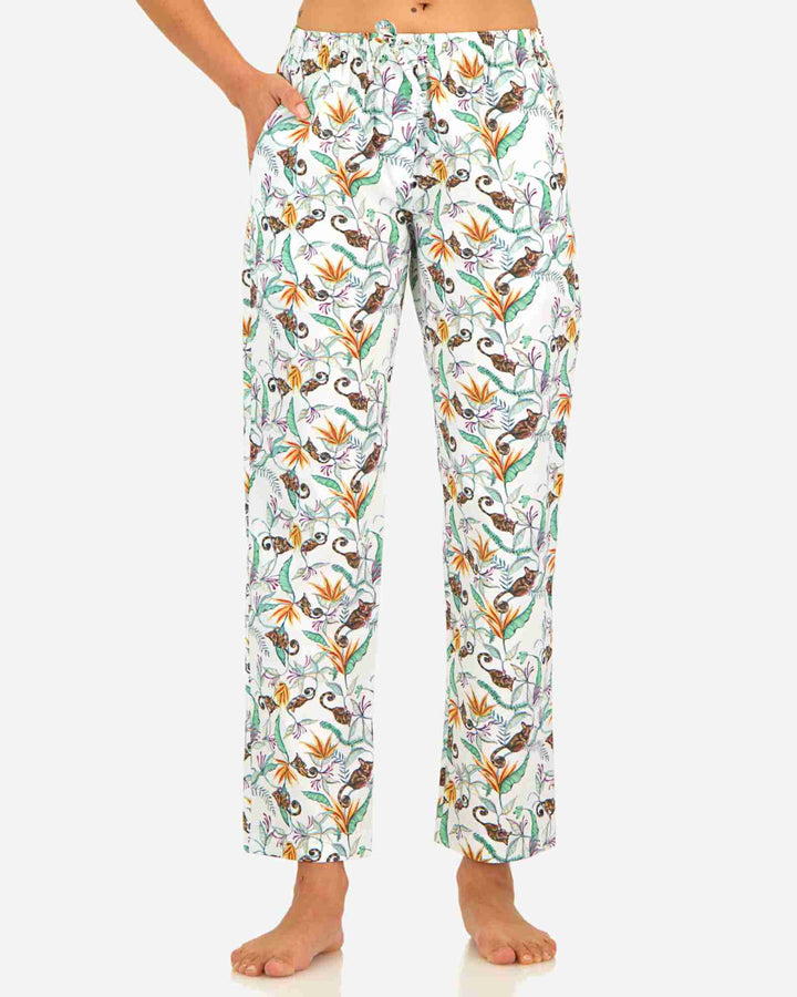 Womens lounge pants - Nag Apies White