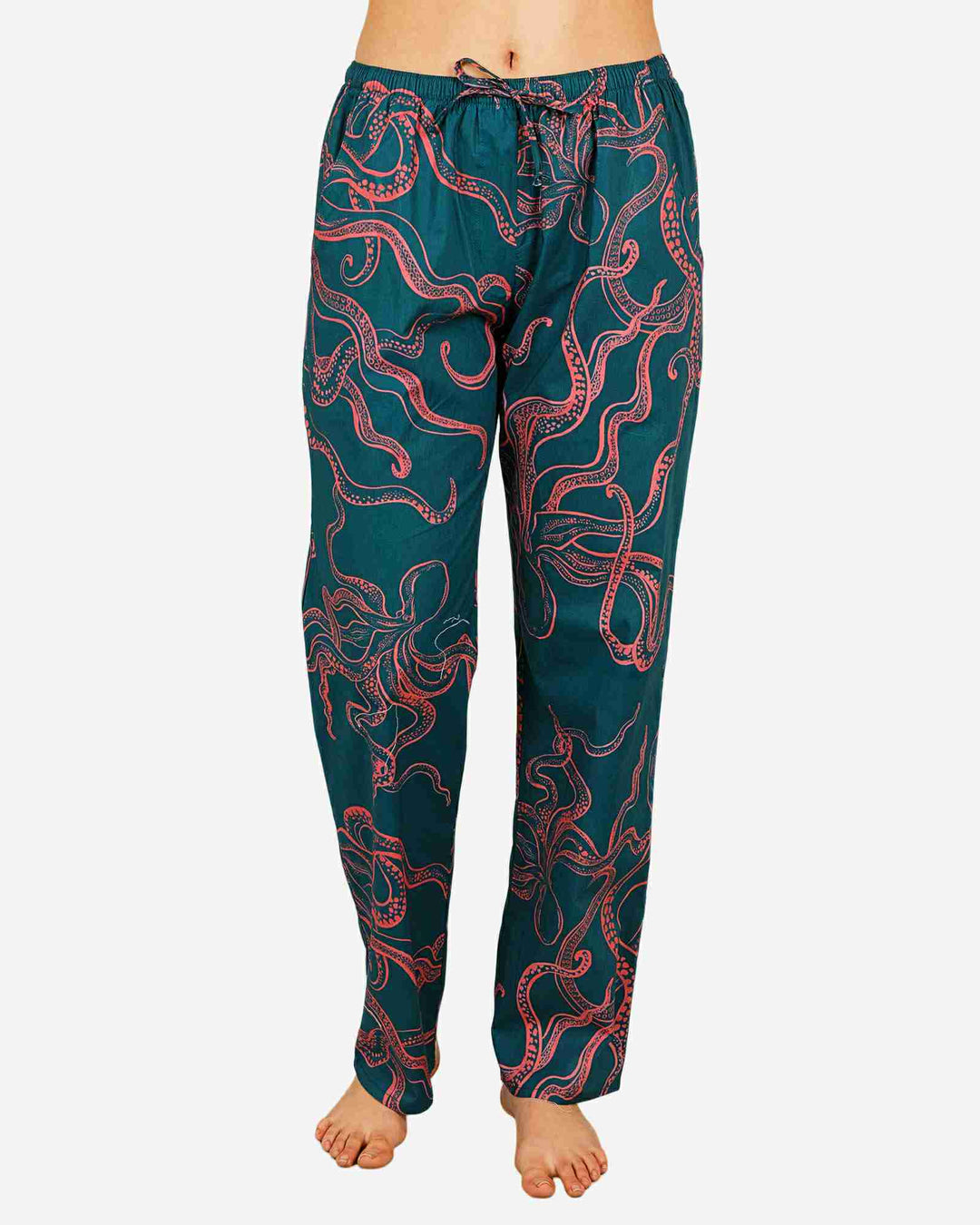 Womens lounge pants - Octopus Pink