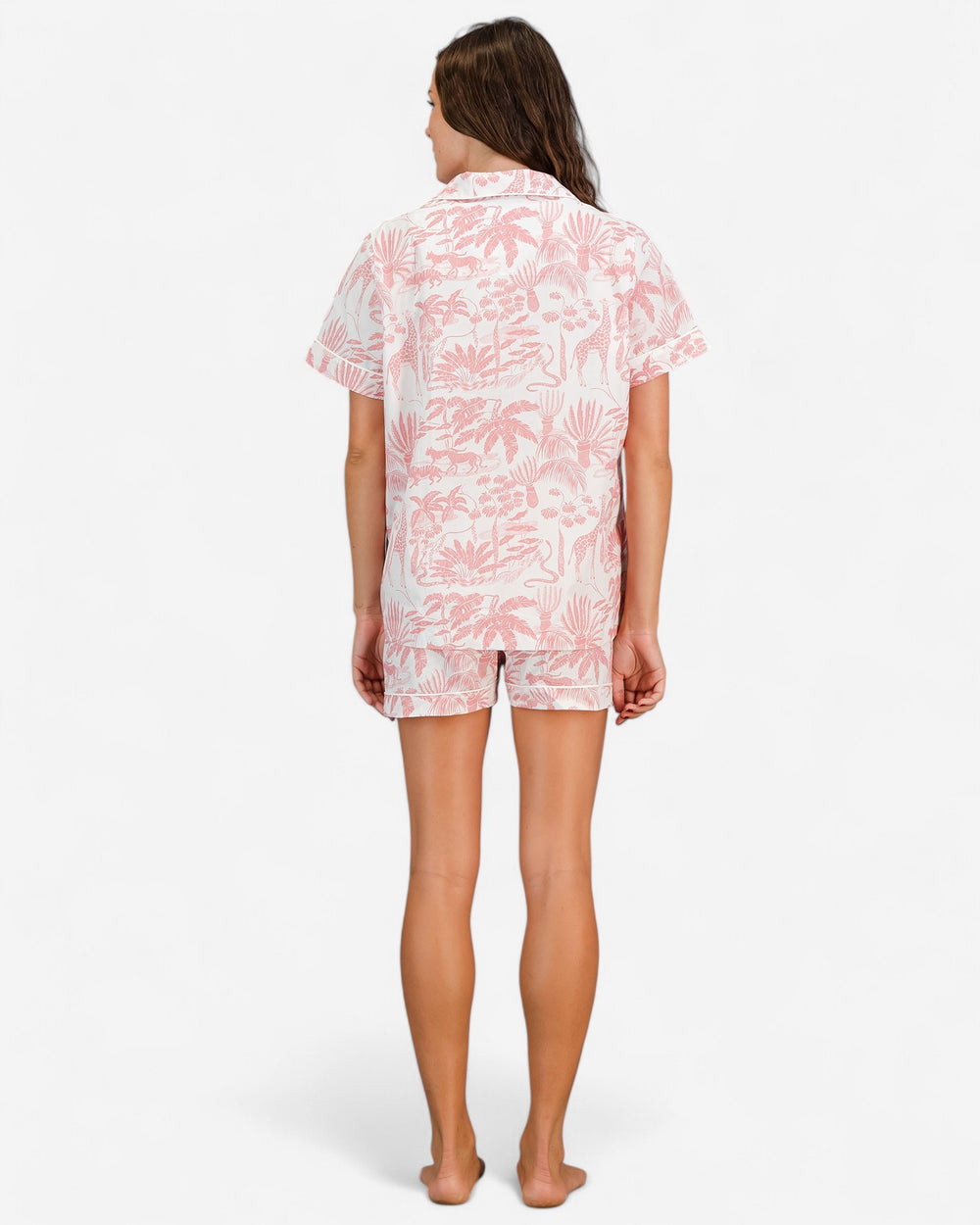 Womens pink short pyjamas
