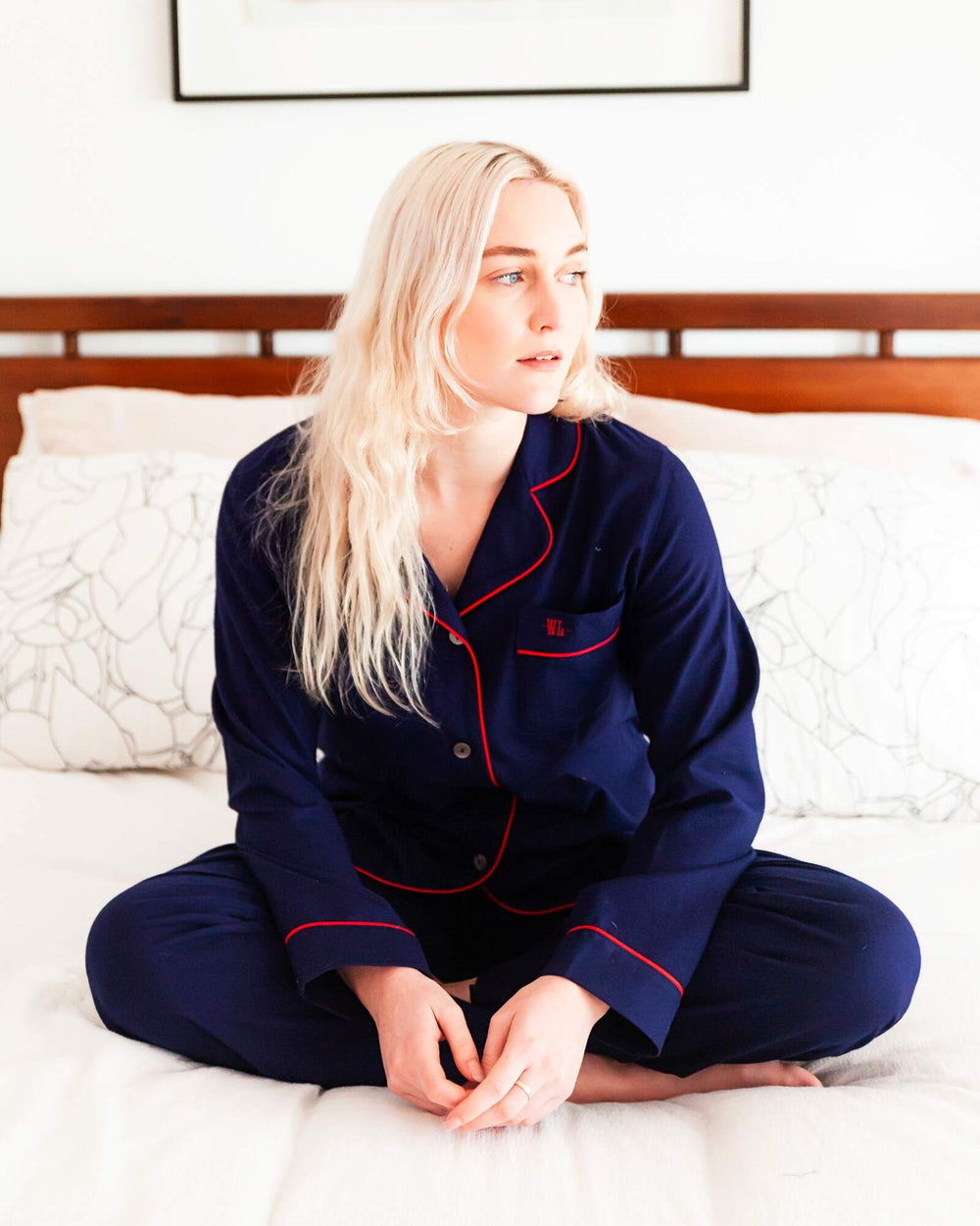 Womens blue pyjamas