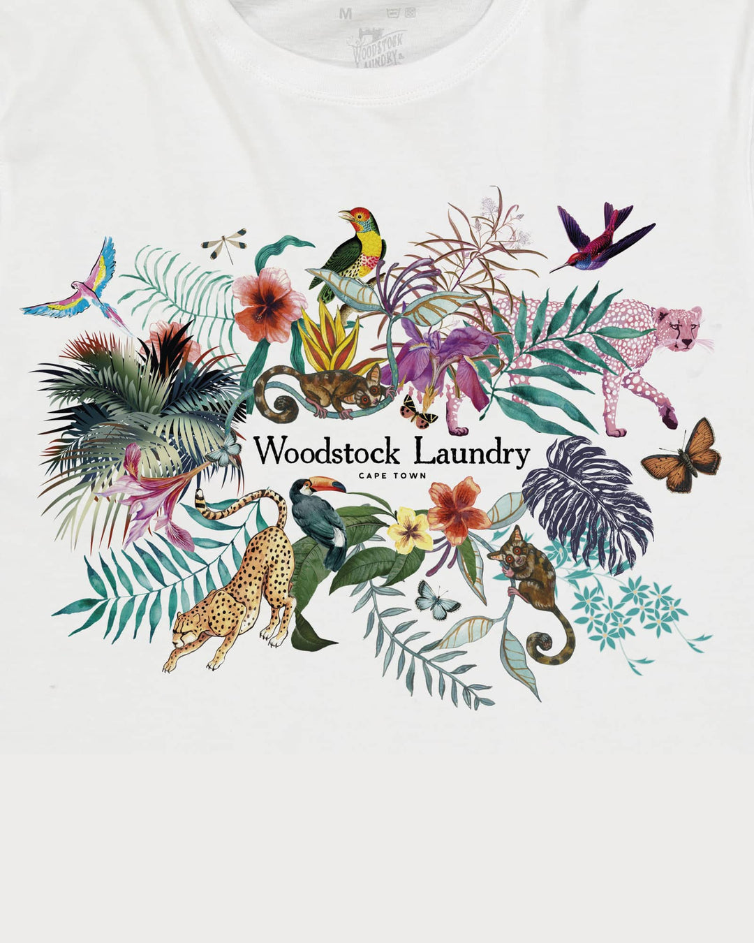 Kid's Long Sleeve T-Shirt - Jungle On White