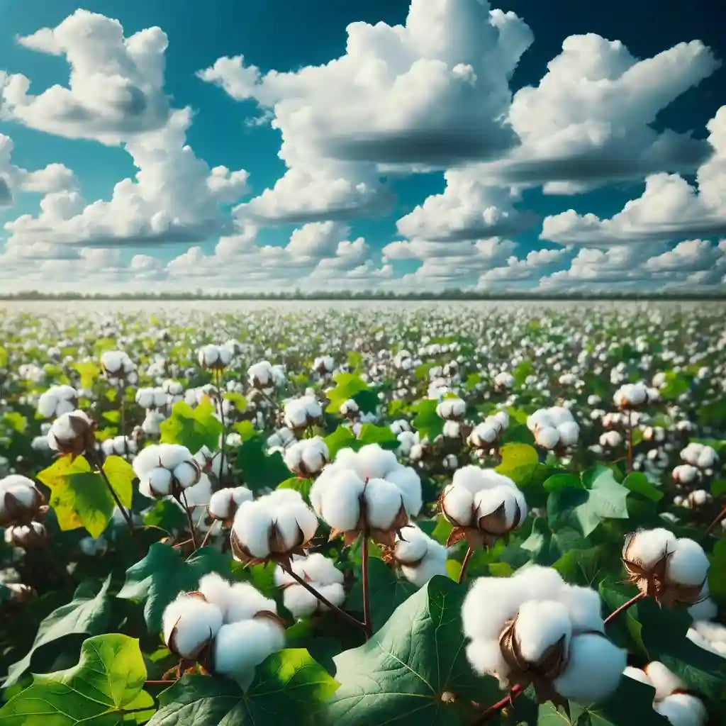Fields of premium cotton
