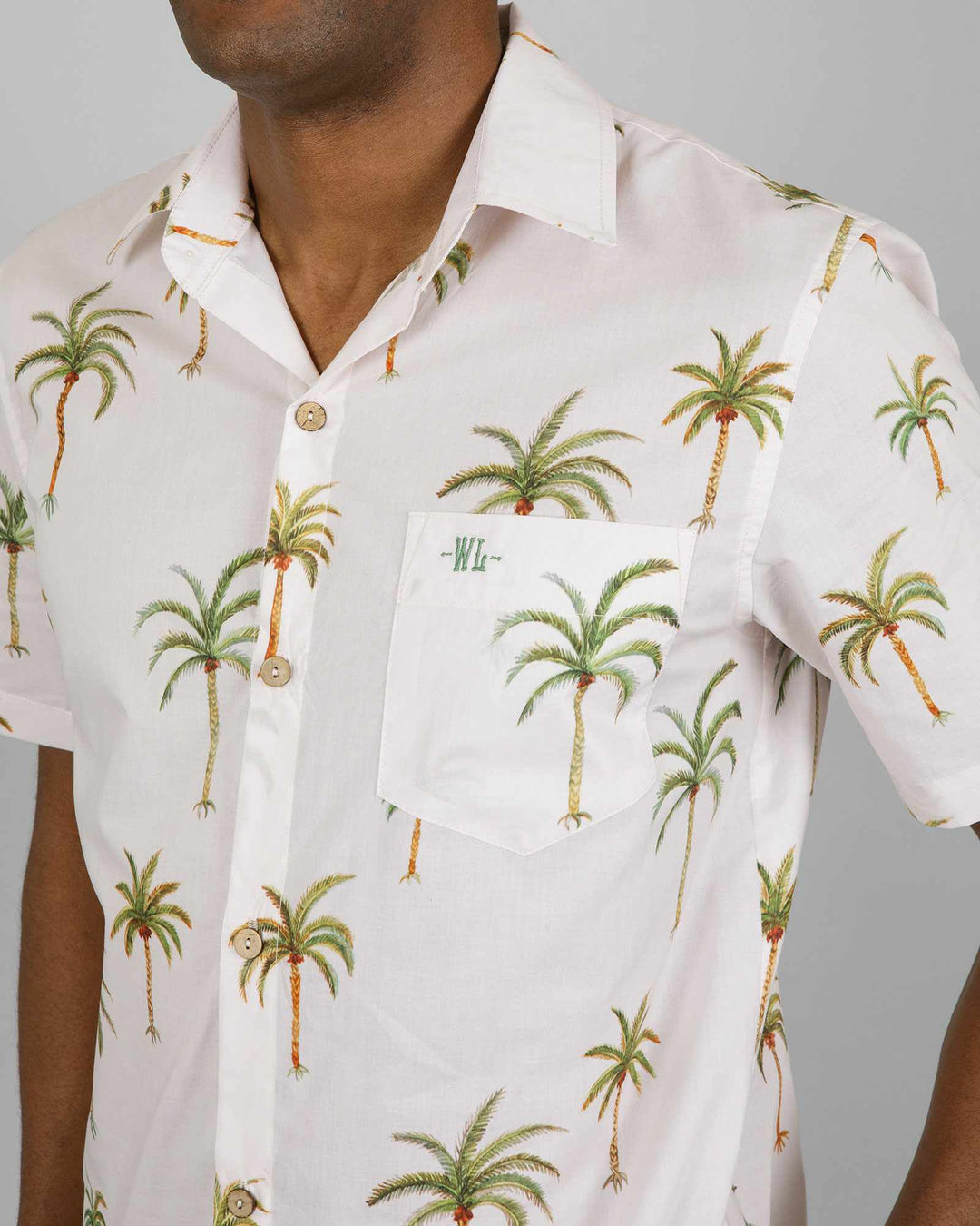 Mens summer shirt - palm beach