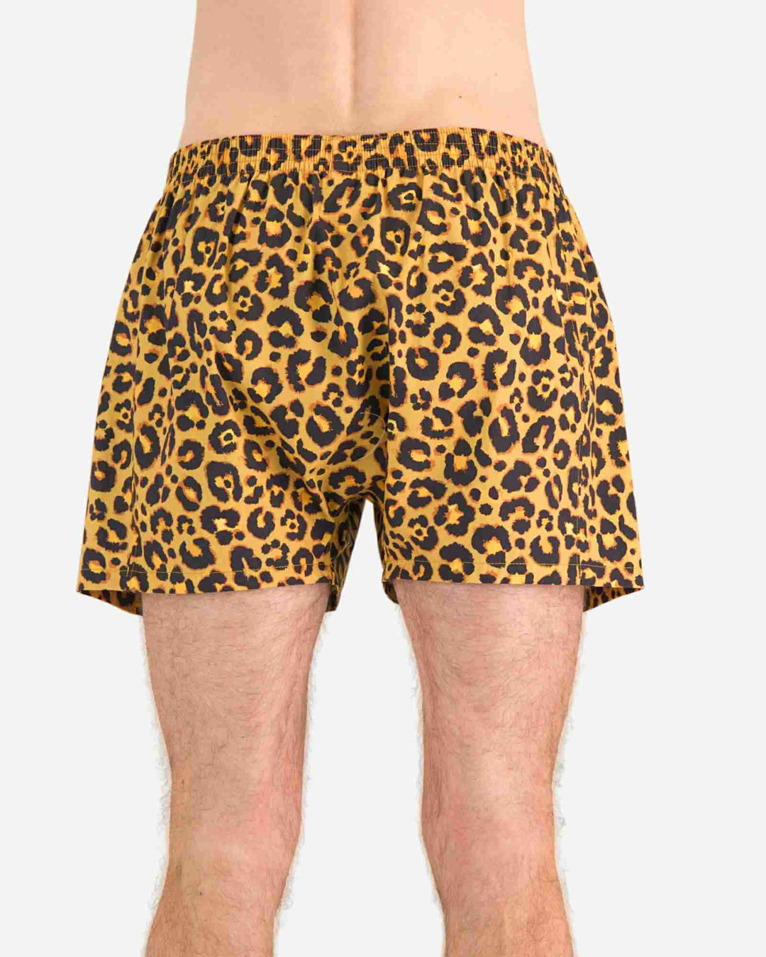 Leopard print boxer shorts