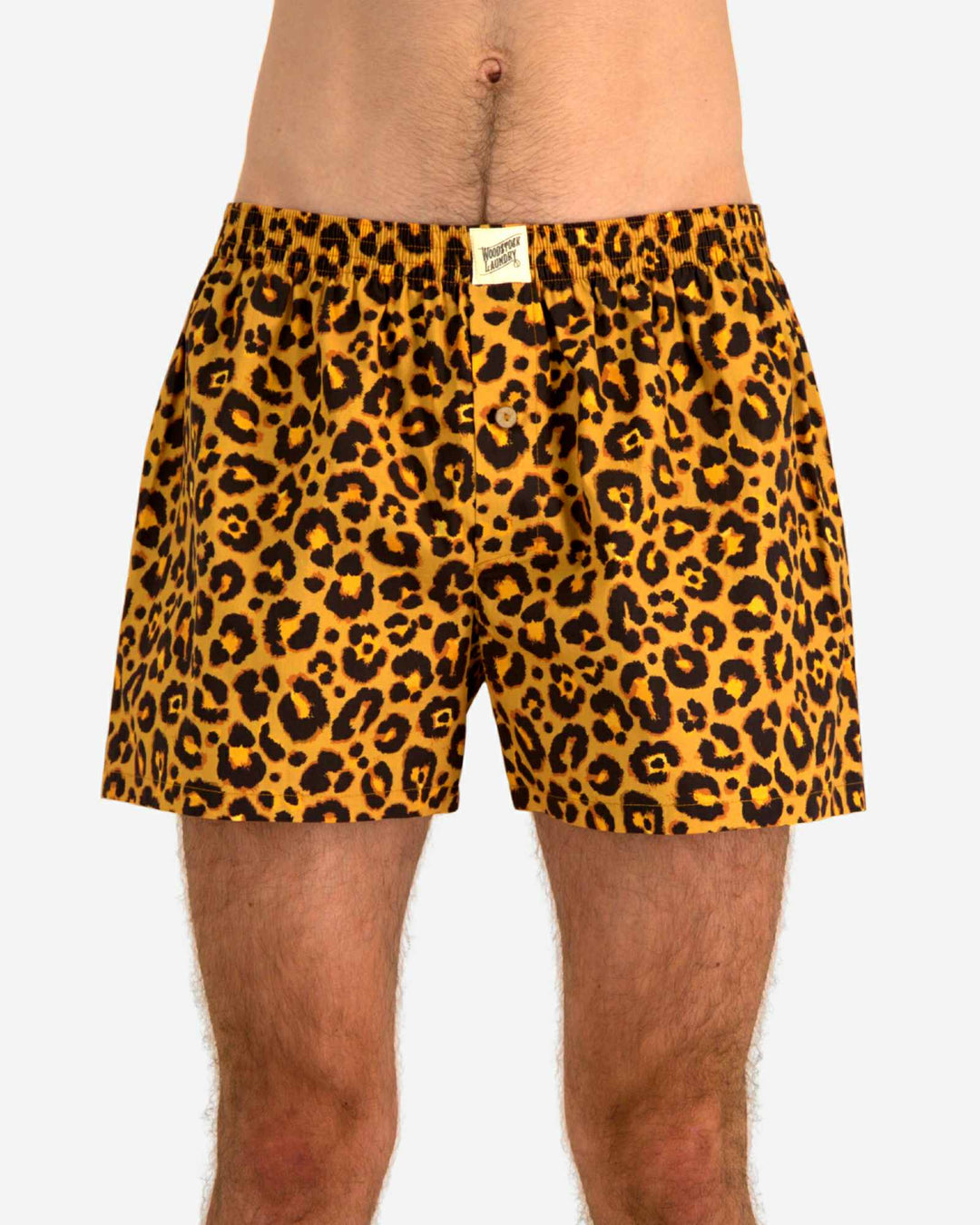 Mens boxer shorts - leopard skin