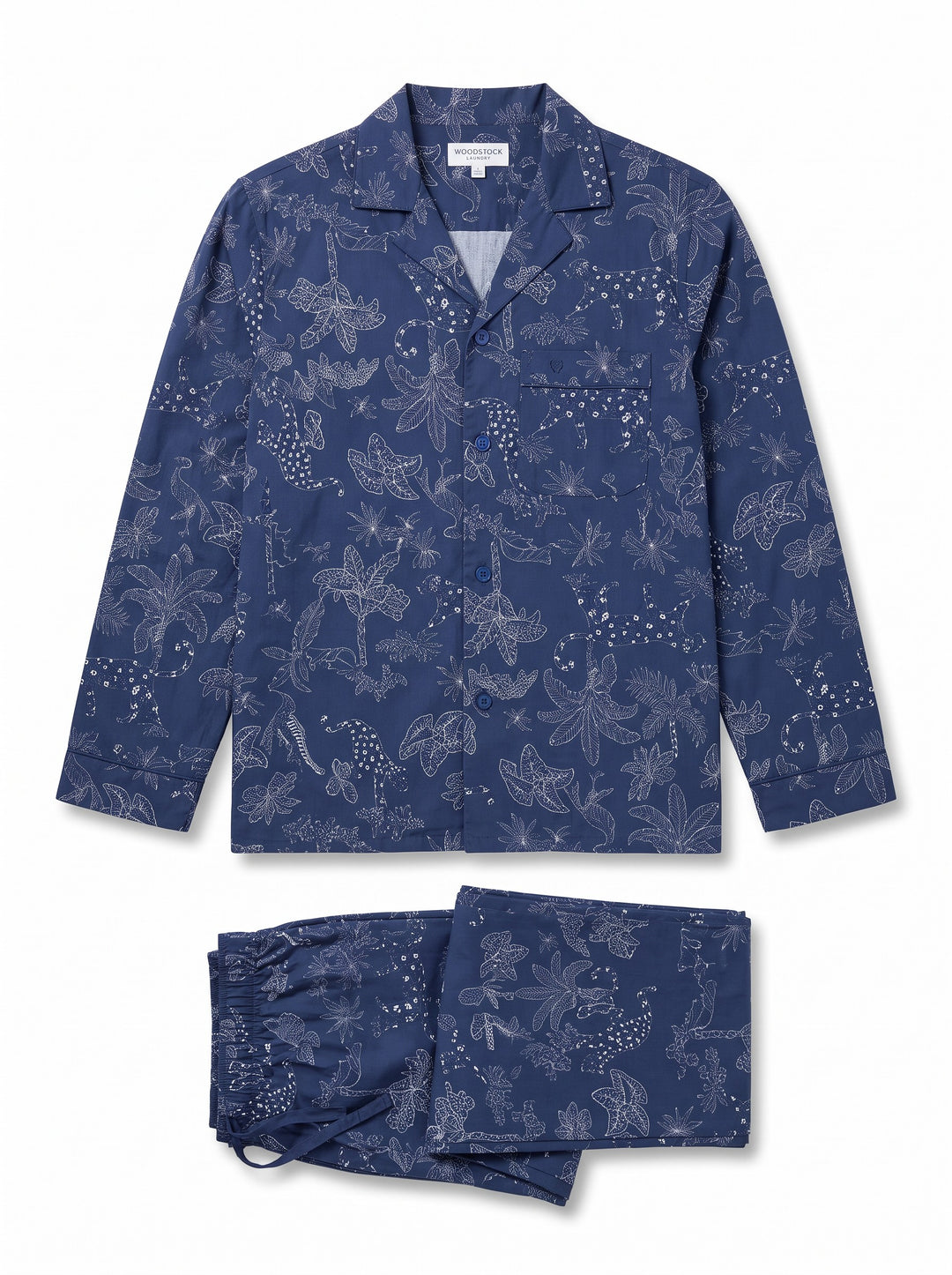 Pyjamas Herr – Tropical Leopard