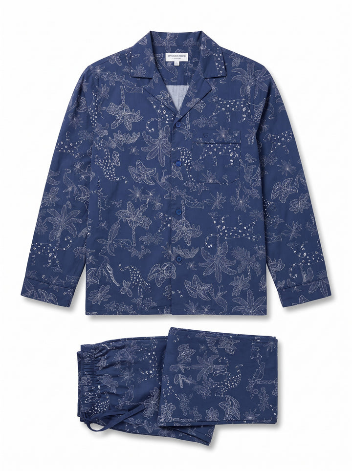 Pyjamas Herr – Tropical Leopard
