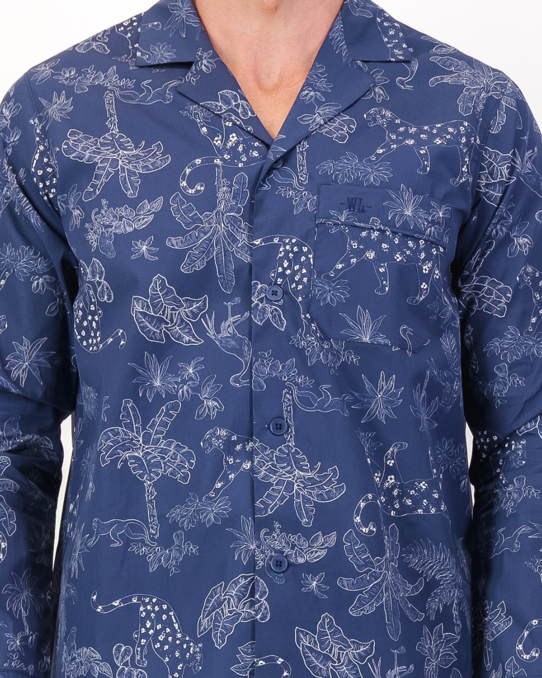 Pyjamas Herr – Tropical Leopard