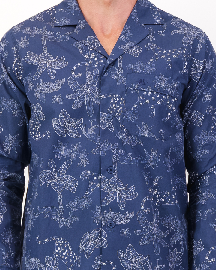 Pyjamas Herr – Tropical Leopard
