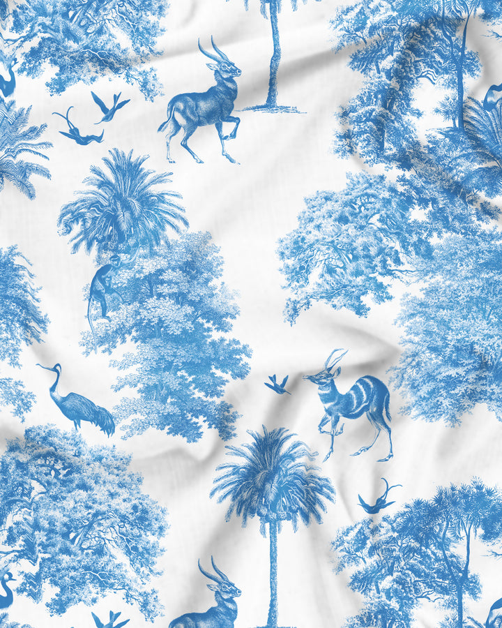 Blue kimono pattern