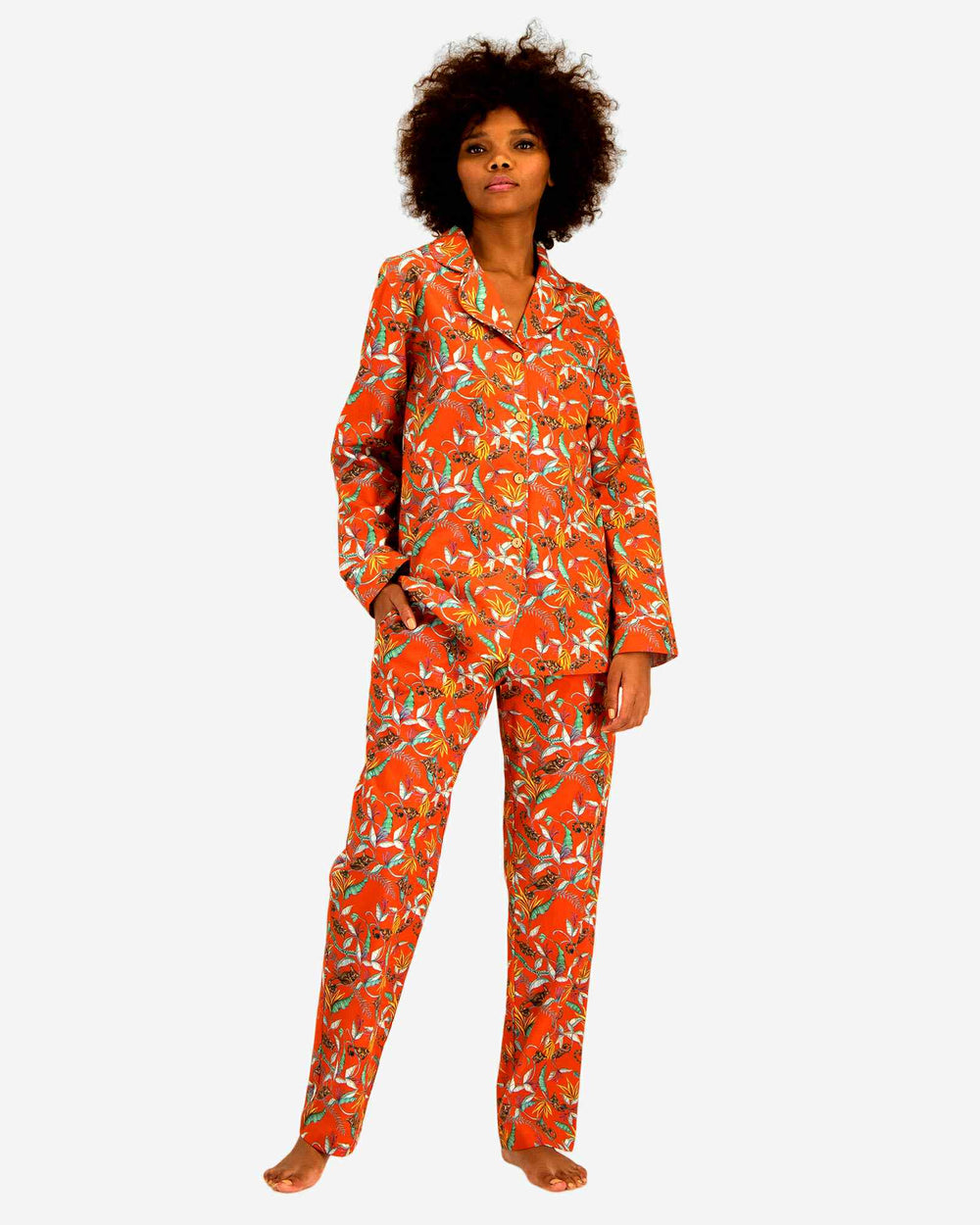 Orange pyjamas