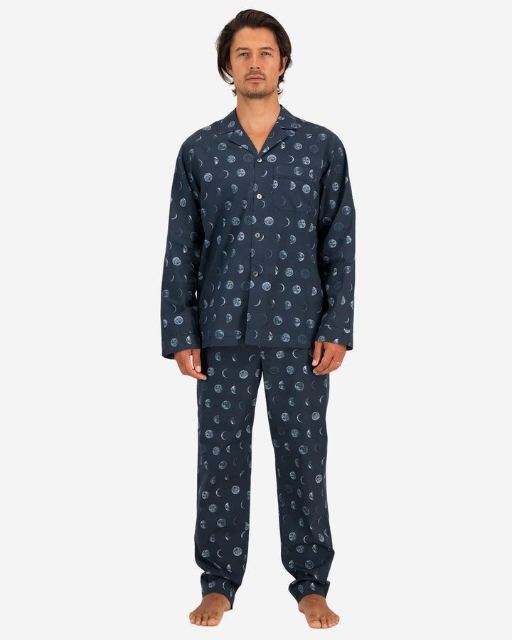 Blue family pyjamas
