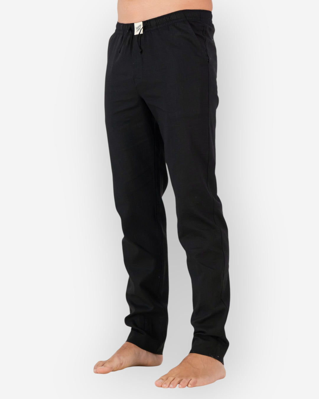 Mens black linnen pants