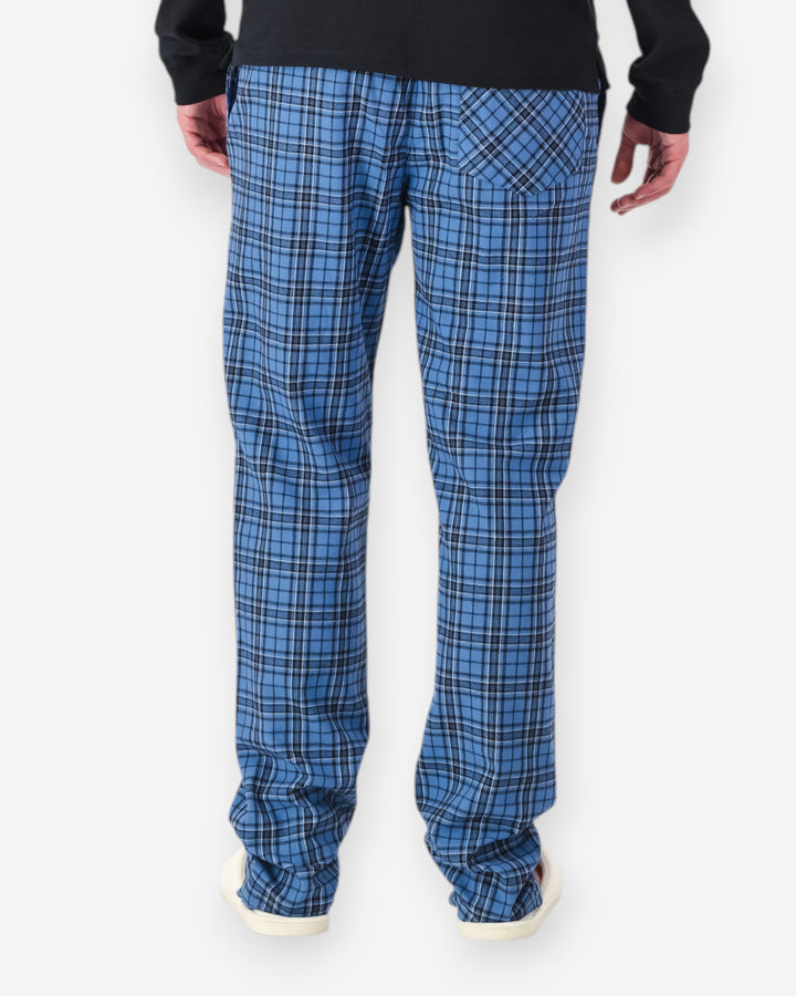 Flanellbyxor Herr - Camden Blue