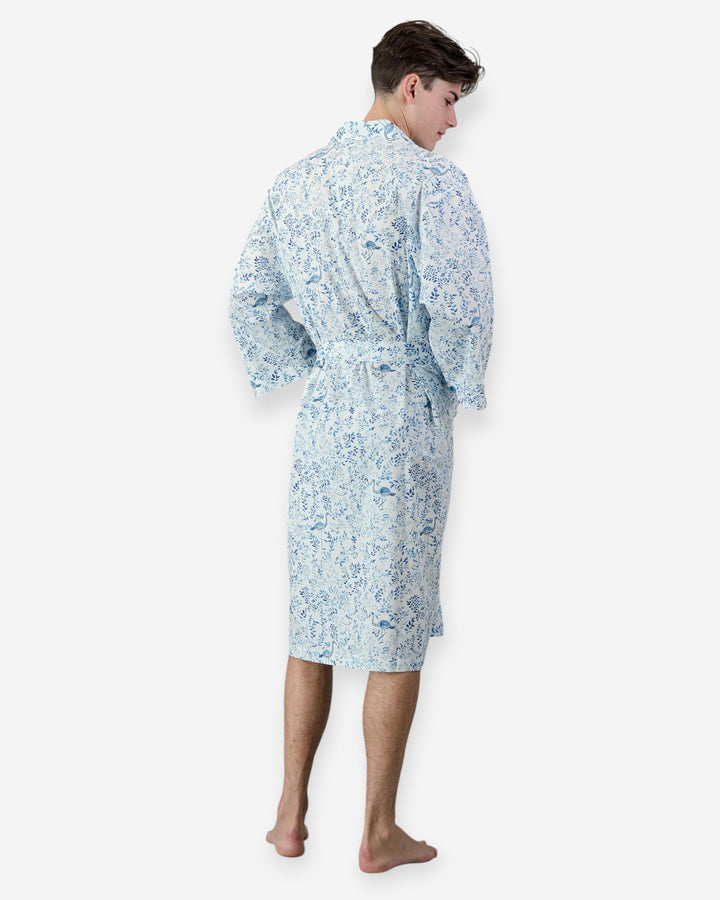 Mens blue kimono