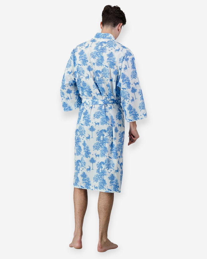 Mens blue kimono