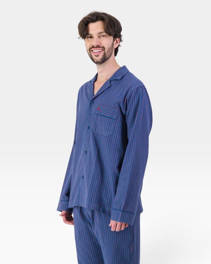 Herren-Flanellpyjama – Slimpin