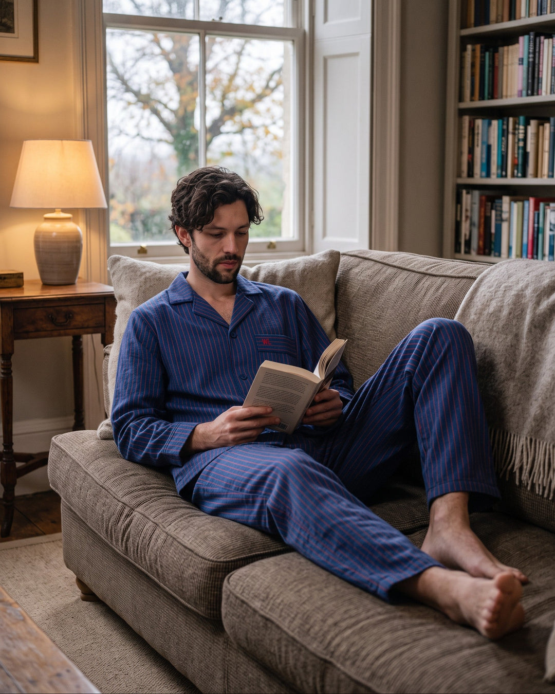 Herren-Flanellpyjama – Slimpin
