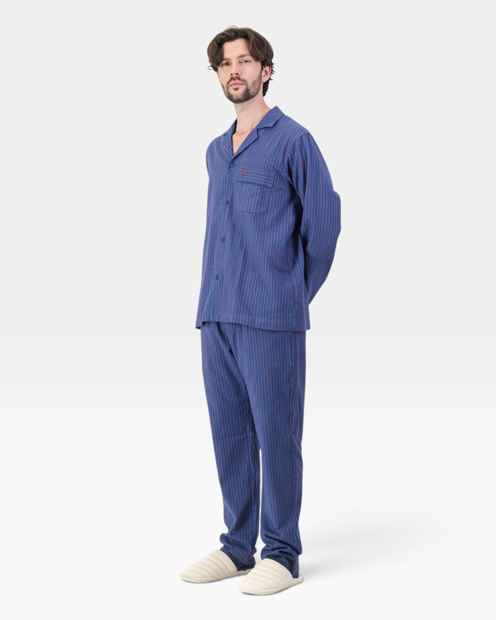 Herren-Flanellpyjama – Slimpin