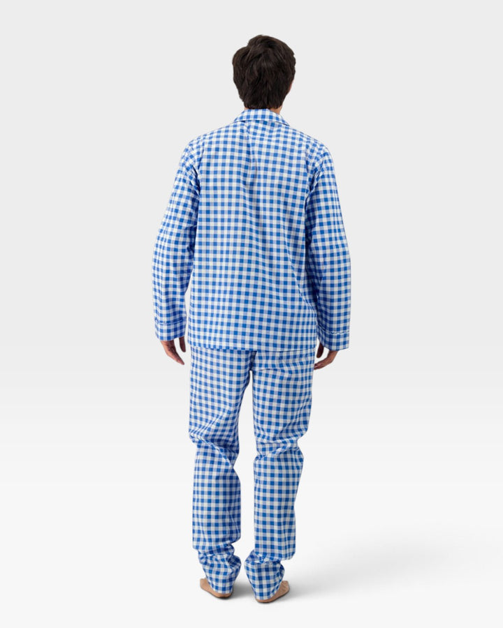 Men's pyjamas – Blue Gingham
