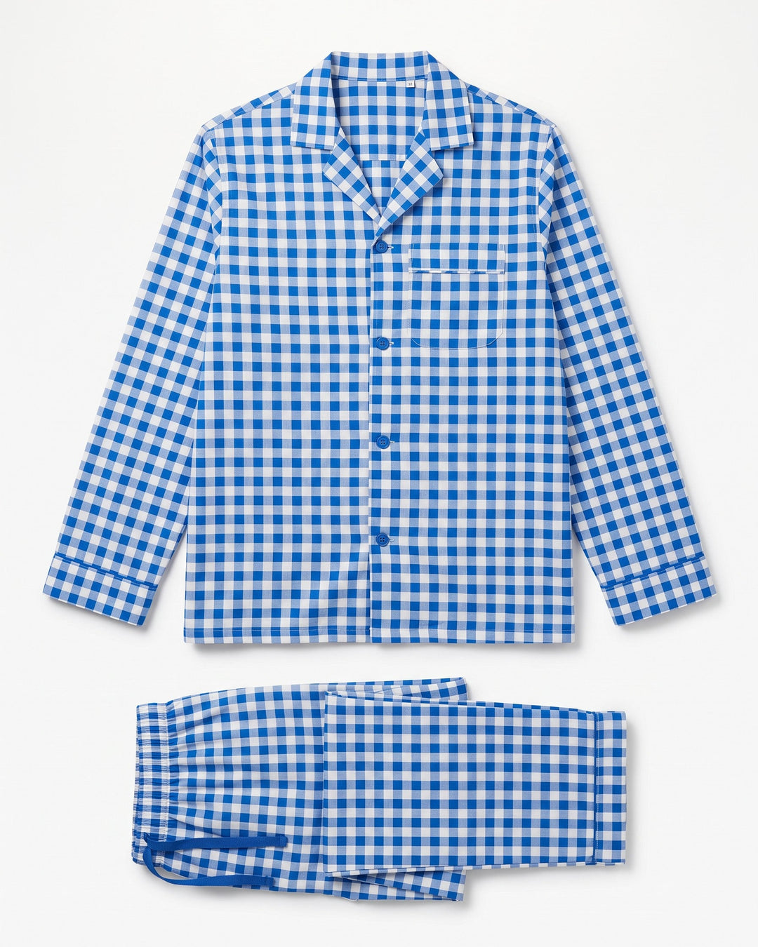 Men's pyjamas – Blue Gingham