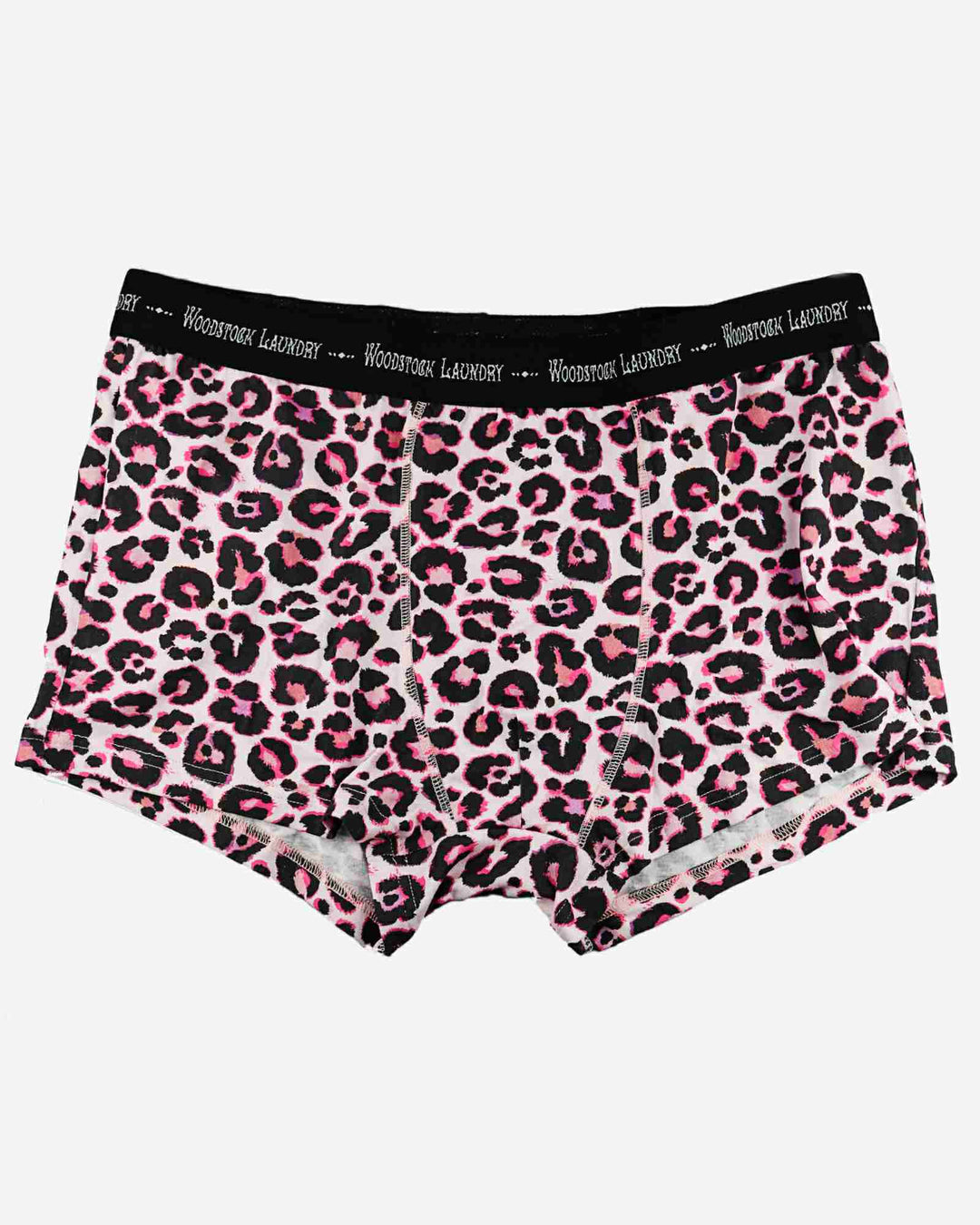 Mens boxer briefs - leopard pink