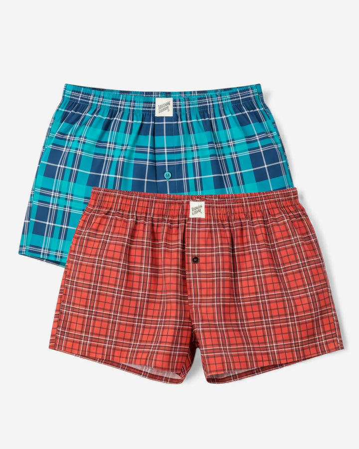 Men’s Checked Boxer Shorts Bundle