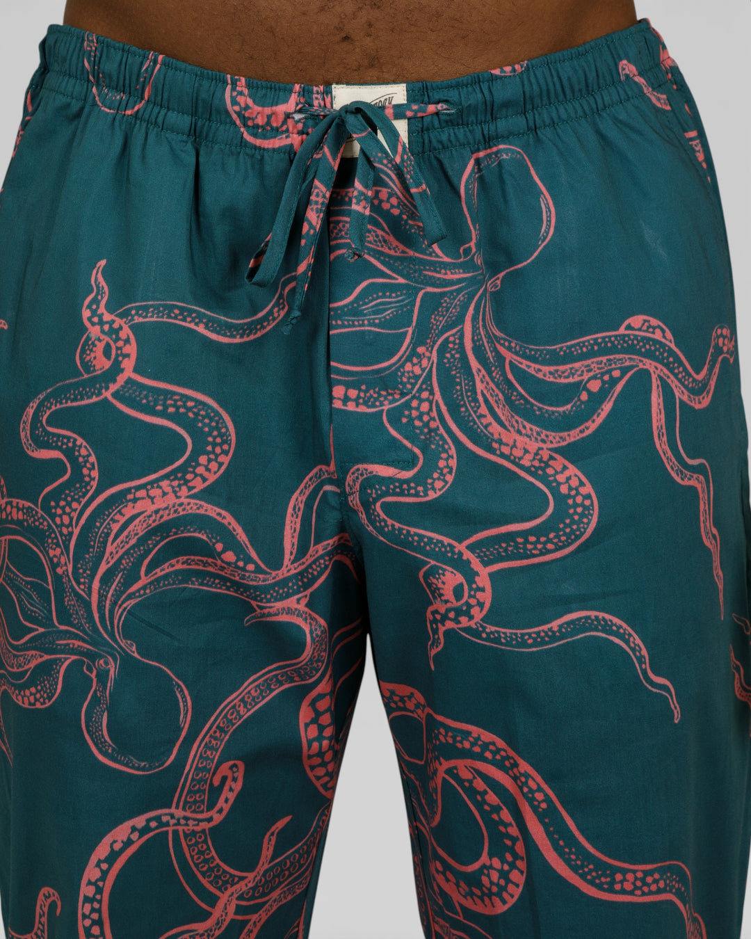 Ensemble de pyjama pour homme – Octopus Pink on White