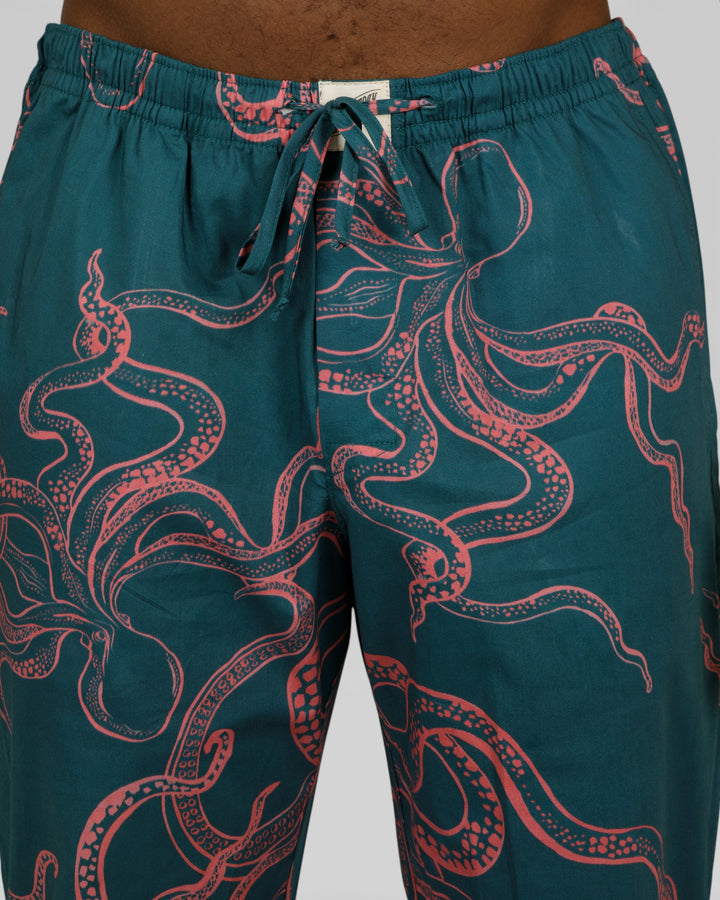 Ensemble de pyjama pour homme – Octopus Pink on White