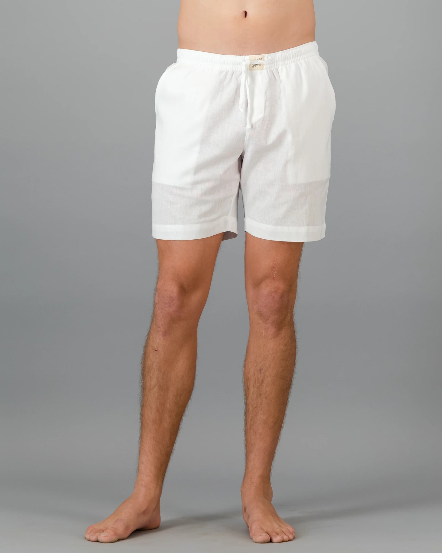 linen dress shorts men Black linen shorts for men LIAM / Casual linen shorts