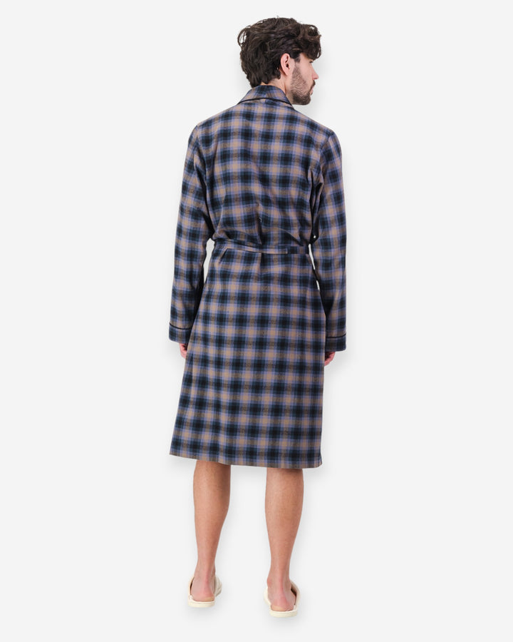 Men's Flannel Dressing Gown - Yorke