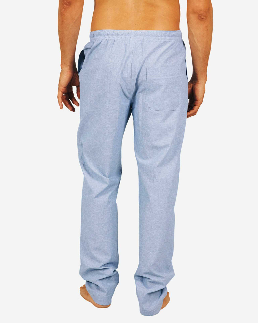Mens pyjama bottoms - denim light blue
