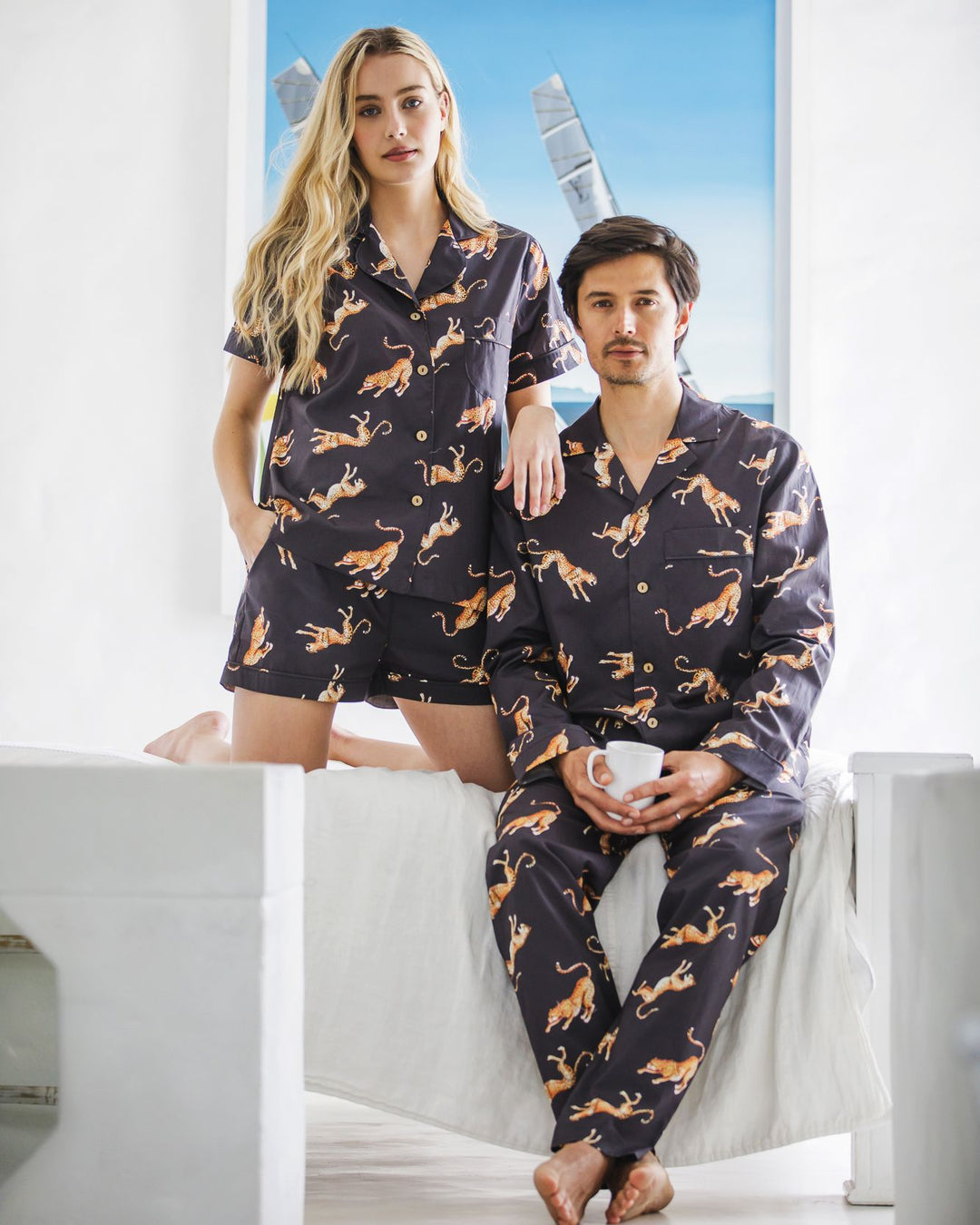 Pyjama pour Homme - Guépards Sauteurs