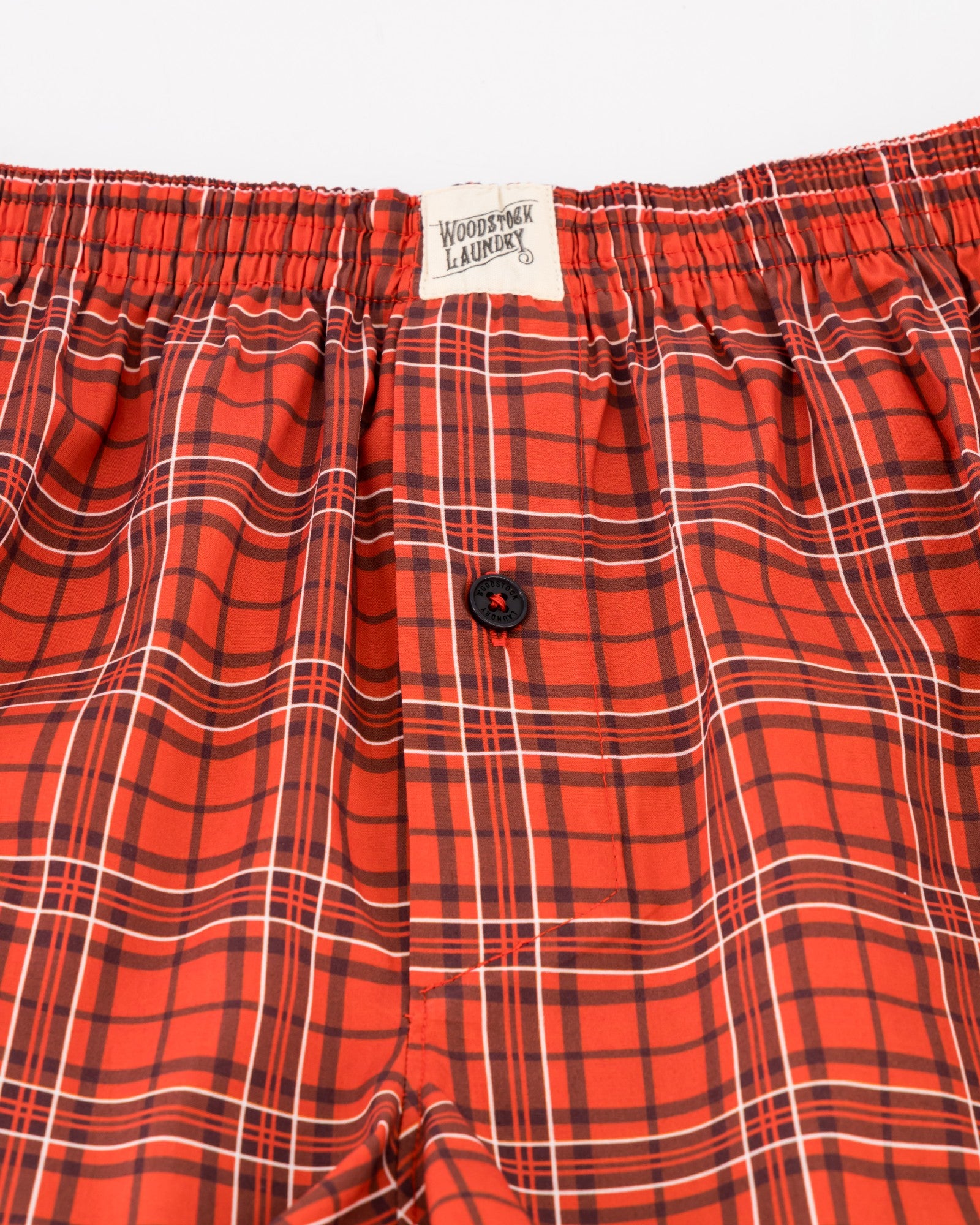 Red Checked Boxer Shorts - Men - Camden | Woodstock Laundry AD