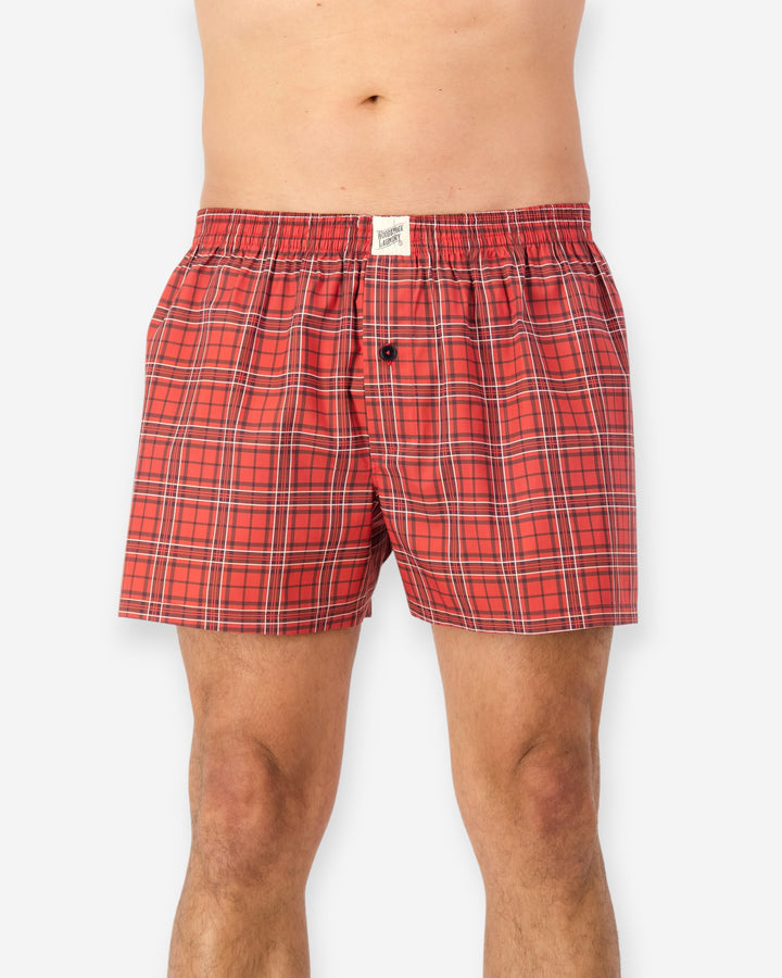 Men's Boxer Shorts - Camden Red