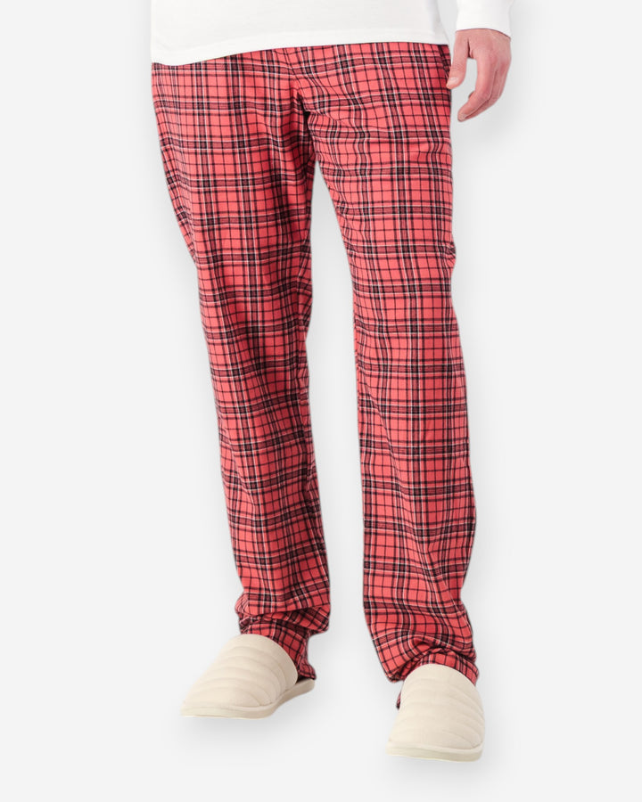 Flanellbyxor Herr - Camden Red