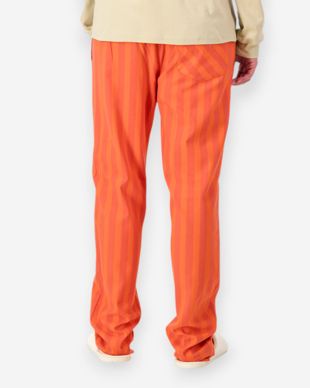 Men's Flannel Trousers - Yoko Red