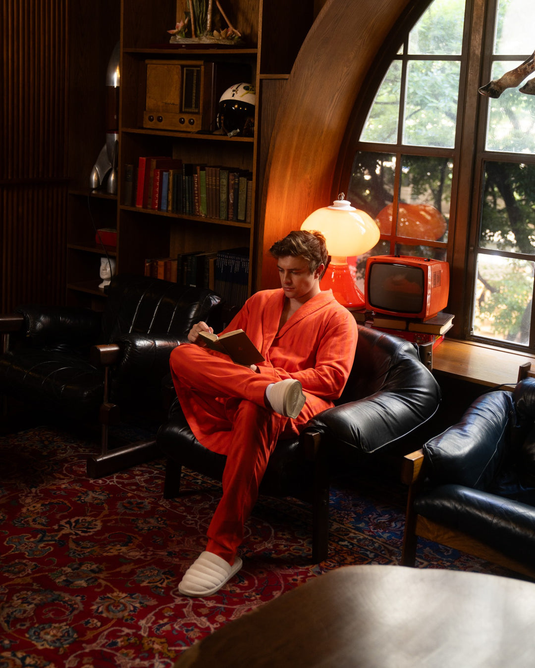 Flanellbyxor Herr - Yoko Red