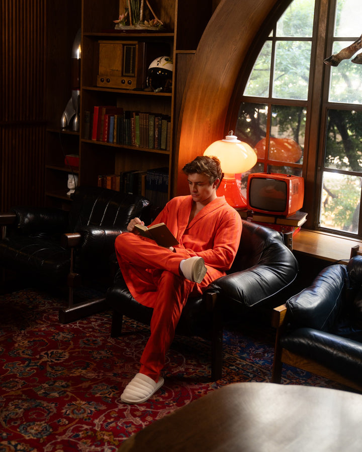 Flanellbyxor Herr - Yoko Red