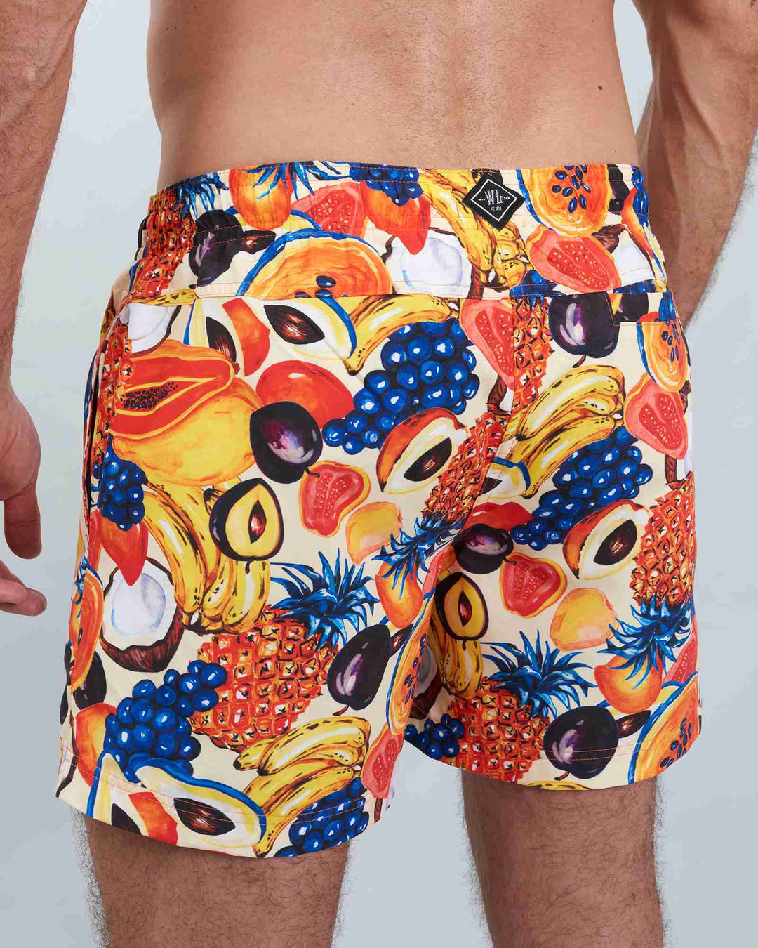 Mens swim shorts - tutti frutti