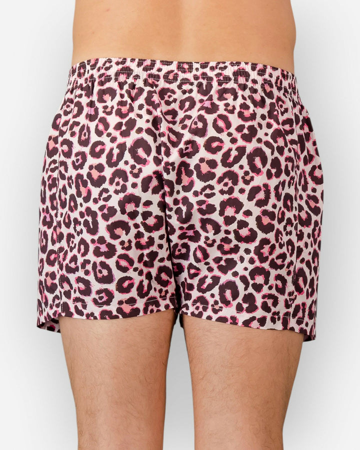 Pink leopard boxers