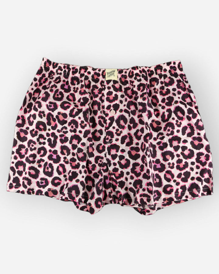 Pink leopard boxers